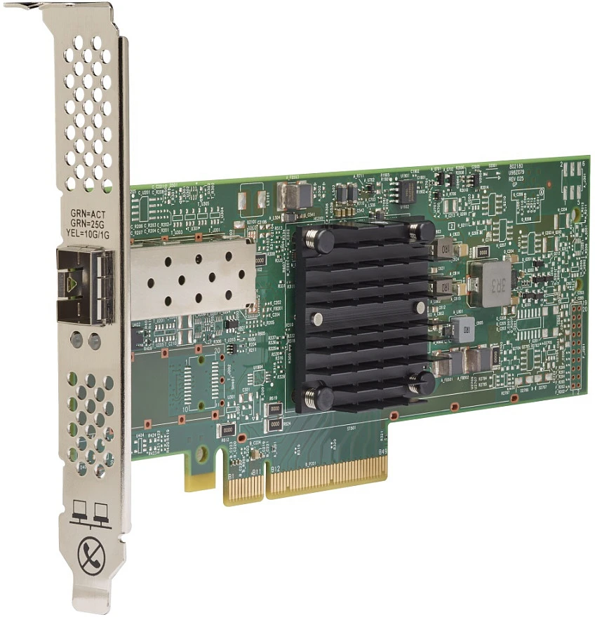 LENOVO DCG ThinkSystem Broadcom 57414 10/25GbE SFP28 2 prievadų PCIe eterneto adapteris