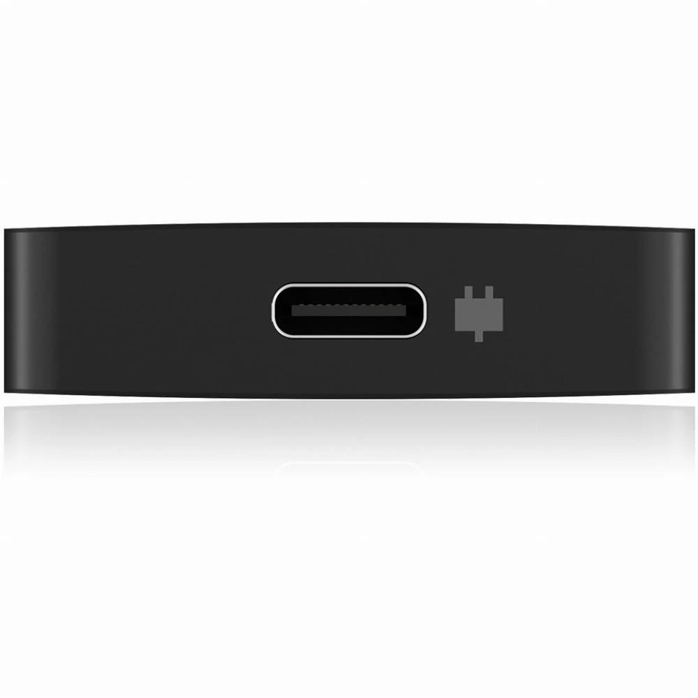 Icy Box šakotuvas, USB-C maitinimo PD prievadas iš arčiau