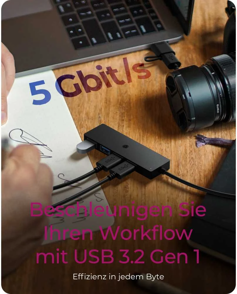 Icy Box Port IB-HUB1424-C3 4 prievadų USB A tipo šakotuvas, C/A tipo jungtis