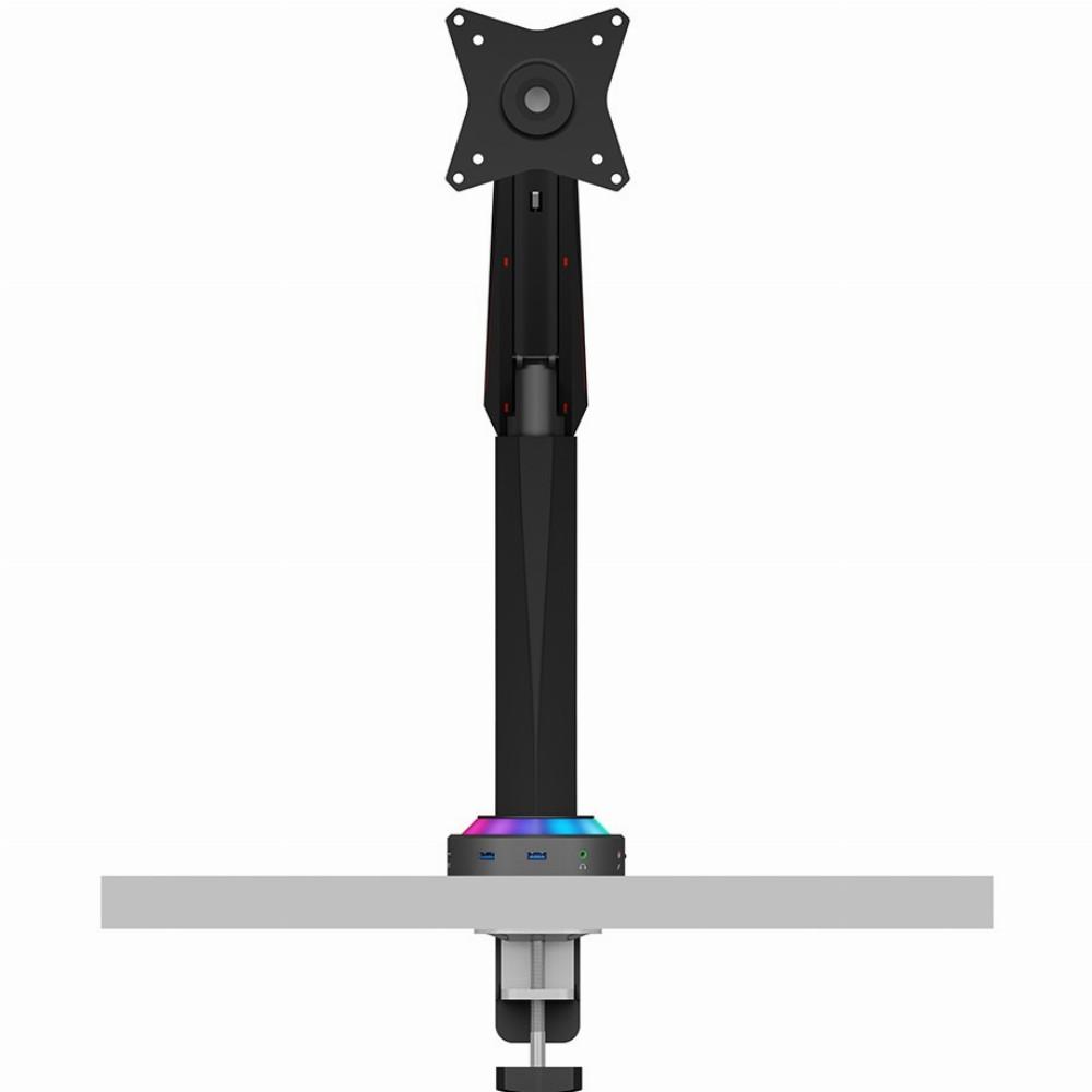 ICY BOX Laikiklis su USB HUB i RGB