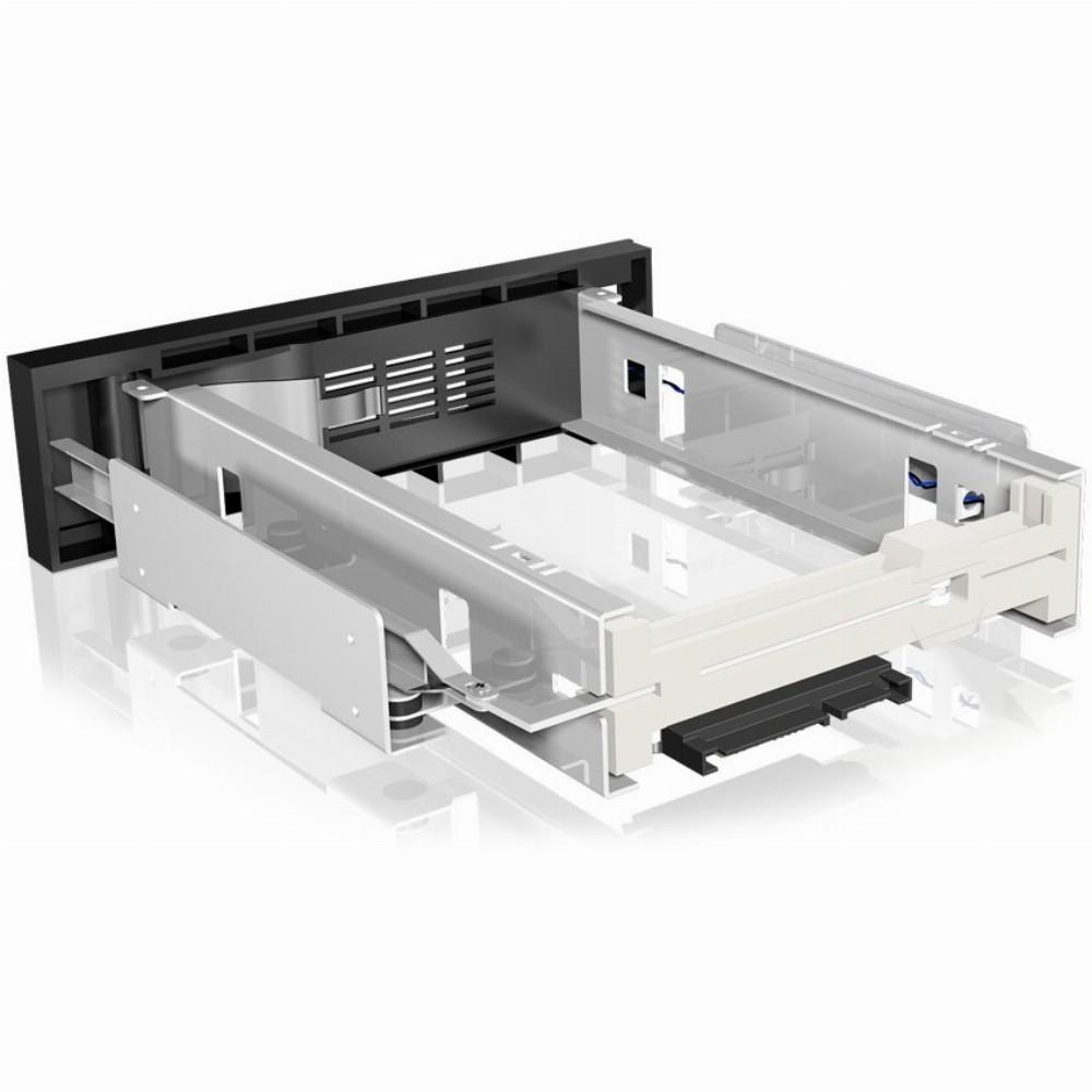 ICYBOX IB-168SK-B Icy Box Mobile Rack 5,25 skirtas 3,5 SATA HDD, juodas