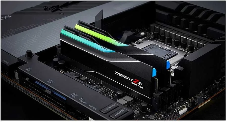 RAM G.Skill Trident Z5 Neo RGB F5-6000J3444F64GX2-TZ5NR atminties modulis 128 GB 2 x 64 GB DDR5 5600 MT/s
