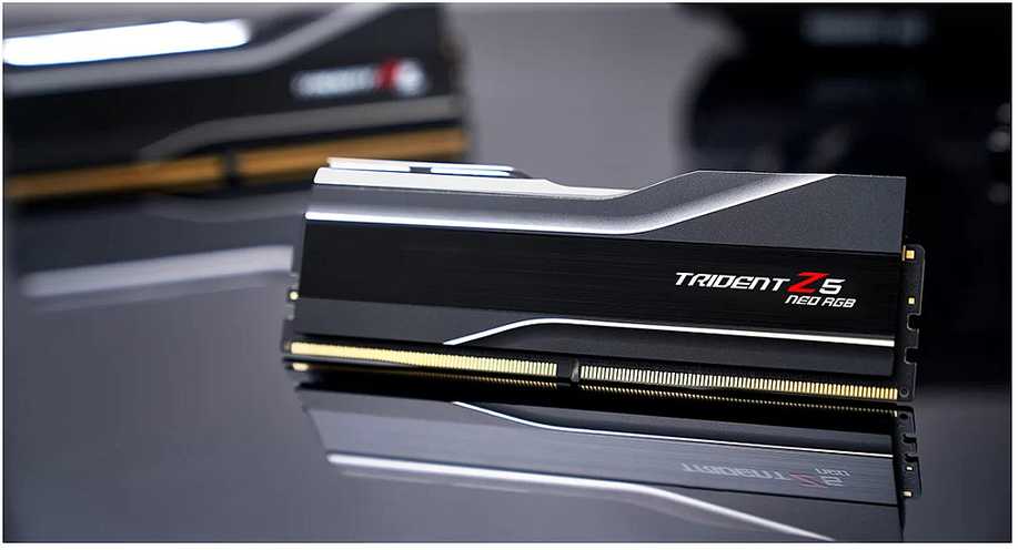 RAM G.Skill Trident Z5 Neo RGB F5-6000J3244G64GX2-TZ5NR atminties modulis 128 GB 2 x 64 GB DDR5 6000 MT/s