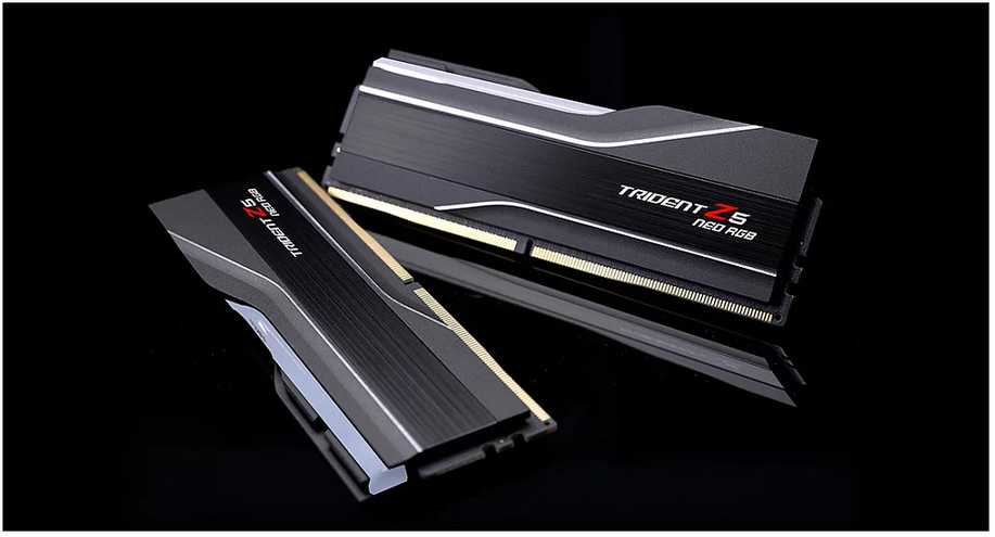RAM G.Skill Trident Z5 Neo RGB F5-6000J3244G64GX2-TZ5NR atminties modulis 128 GB 2 x 64 GB DDR5 6000 MT/s