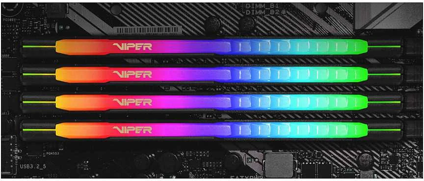 PATRIOT Viper Steel RGB DDR4 16GB 2x8GB KIT 3200MHz DIMM