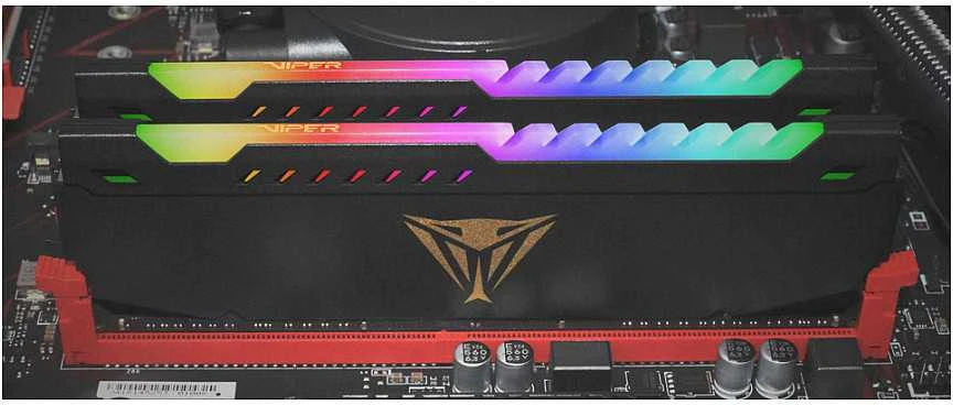PATRIOT Viper Steel RGB DDR4 16GB 2x8GB KIT 3200MHz DIMM