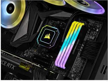 RAM Corsair Vengeance RGB RT atmintis, DDR4, 16 GB, 3200MHz, CL16 (CMN16GX4M2Z3200C16)