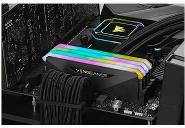 RAM Corsair Vengeance RGB RT atmintis, DDR4, 16 GB, 3200MHz, CL16 (CMN16GX4M2Z3200C16)