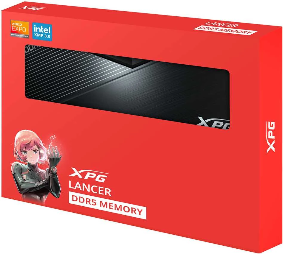 RAM Atminties Modulis - ADATA XPG Lancer Blade DDR5 32GB (2x16GB) 3000MHz Juoda
