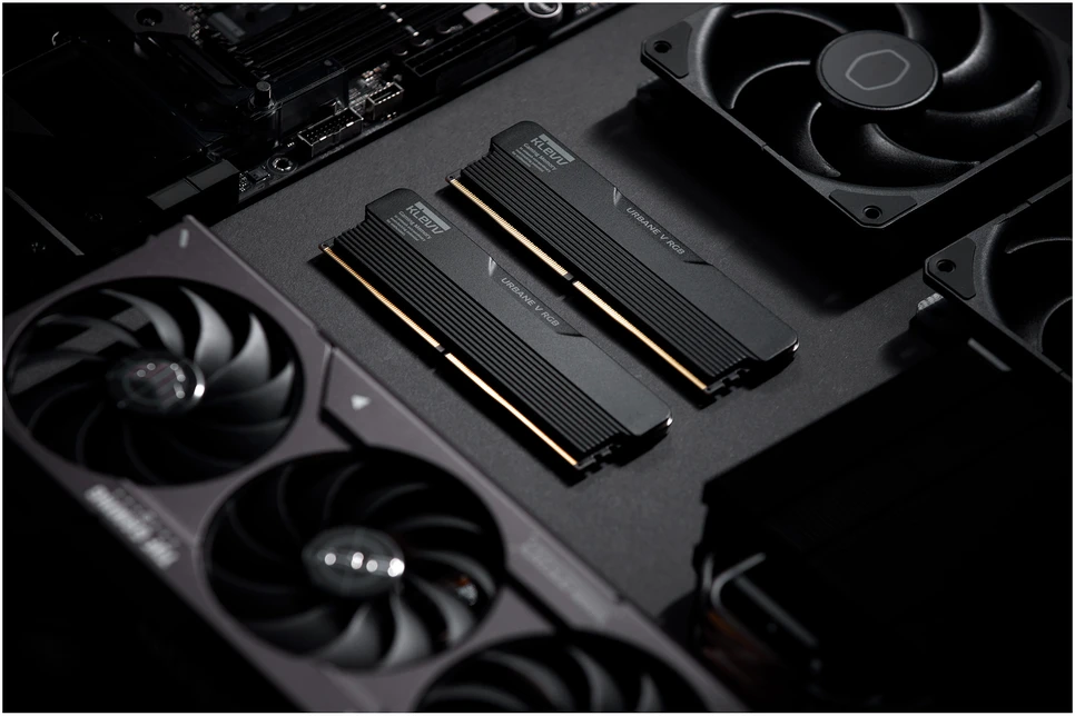 RAM Atmintis Klevv 32GB (16GBx2) Urban V RGB 6000 CL28 Juodas (KD5AGUA80-60B280V)