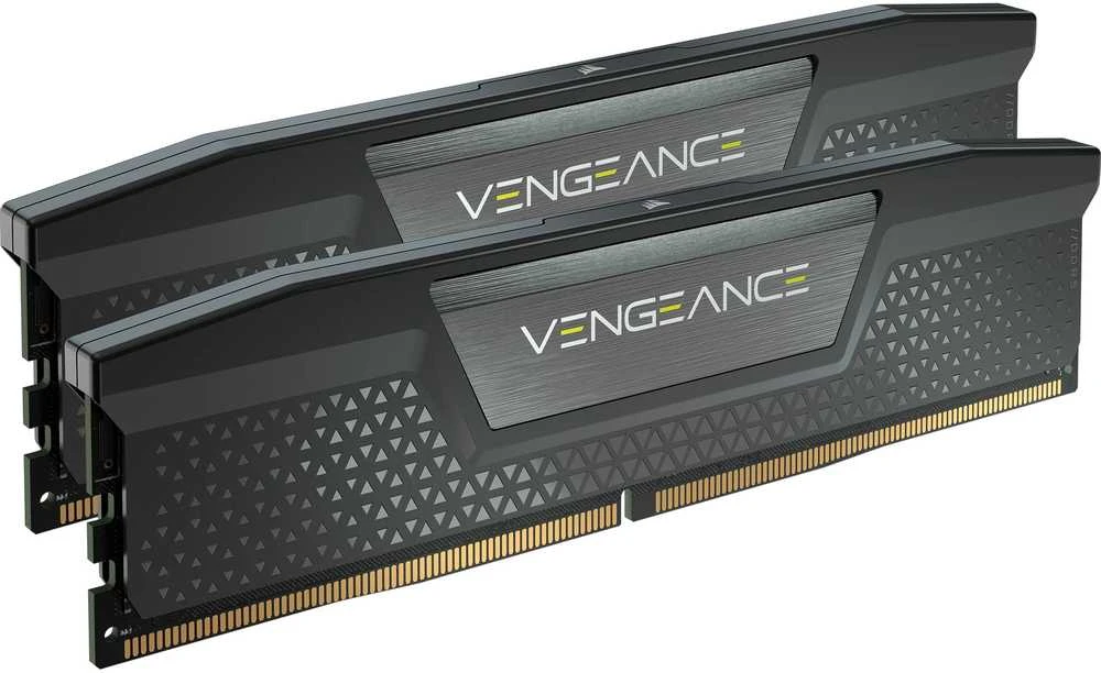 RAM CORSAIR VENGEANCE 32GB 2x16GB DDR5 6000MHz DIMM CL38-44-44-96 1.35V Std PMIC Intel XMP atmintis Juodas