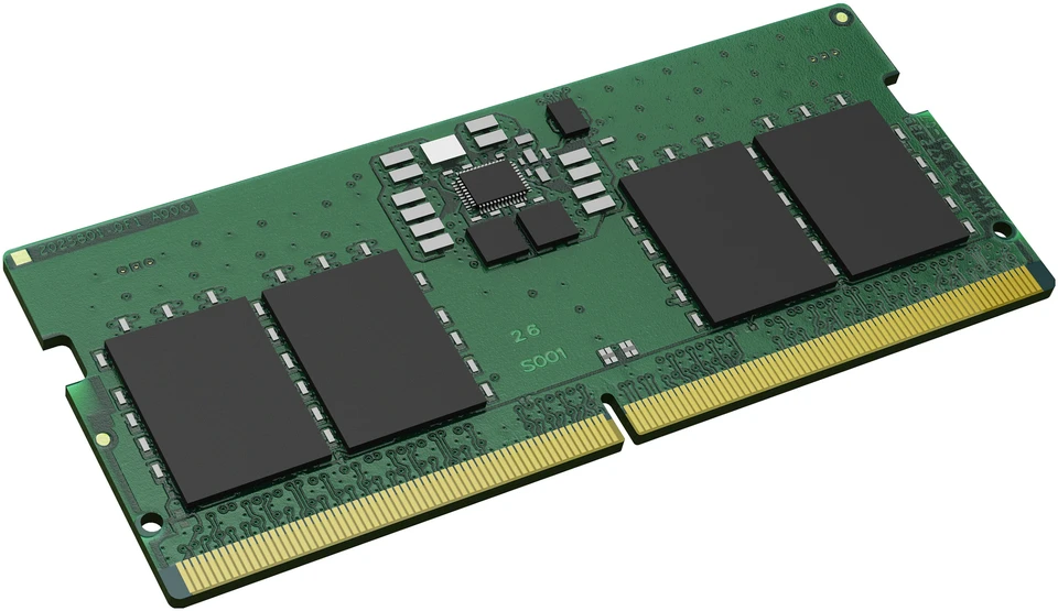 RAM Kingston KVR56S46BS6-8BK 8GB 5600MT/s DDR5 Non-ECC CL46 SODIMM 1Rx16 didmeninė pakuotė, didėja po 50 vienetų | Kingston