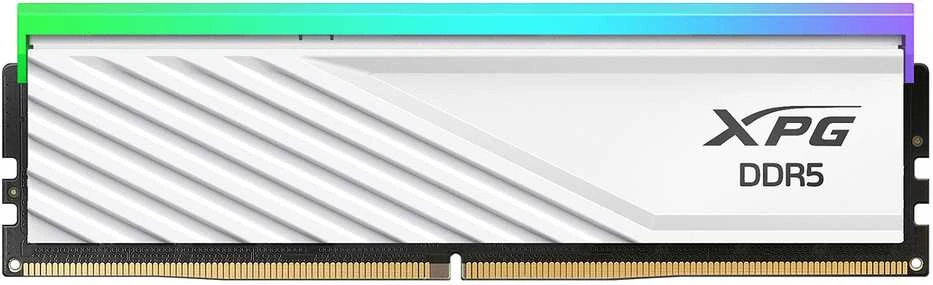 ADATA XPG LANCER DDR5 baltas atminties modulis su RGB