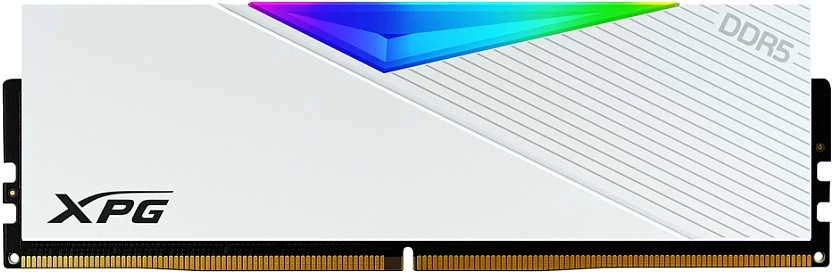 ADATA XPG Lancer balta DDR5 atmintis su RGB apšvietimu