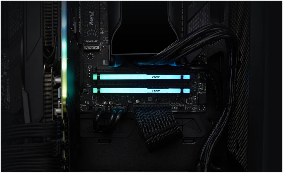 „Kingston Technology FURY Beast“ 64 GB 5600 MT/s DDR5 CL40 DIMM RGB atmintis