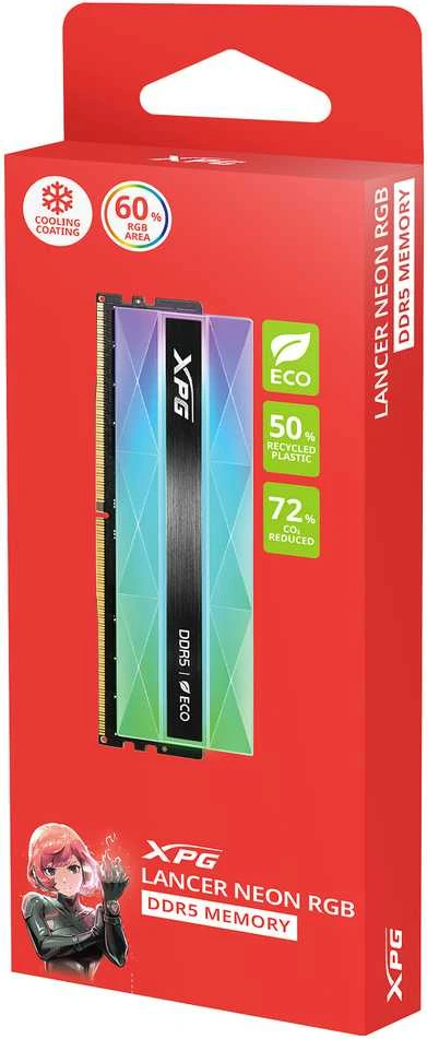 ADATA XPG Lancer Neon RGB RAM pakuotė