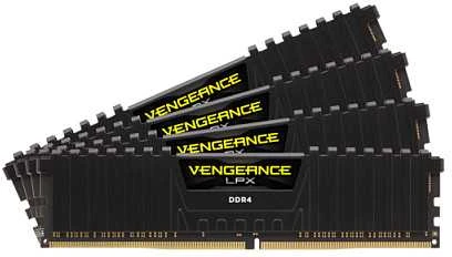 CORSAIR 16GB RAMKit 2x8GB DDR4 2933MHz 2x288Dimm Unbuffered 16-18-18-36 Vengeance LPX Juodas Heat Spreader 1,35V XMP2.0