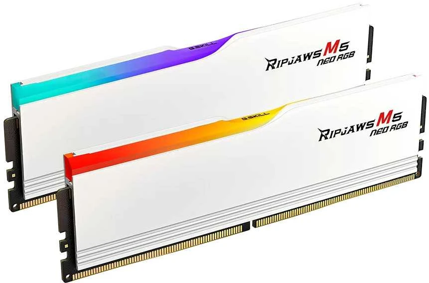 G.Skill Ripjaws M5 baltos RGB operatyviosios atminties modulis