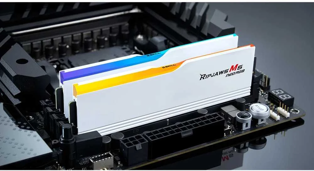 RAM G.Skill DIMM 64 GB DDR5-6000 (2x 32 GB) Dual-Kit (F5-6000J3238G32GX2-RM5NRW, Ripjaws M5 Neo, AMD EXPO)