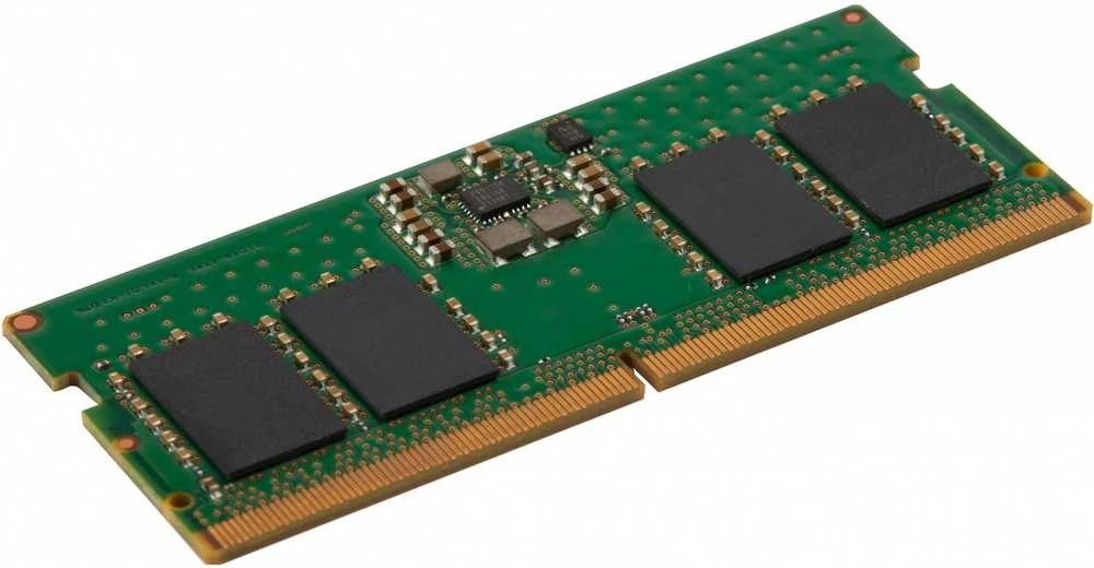 HP 8GB DDR5 SODIMM atminties modulis iš viršaus