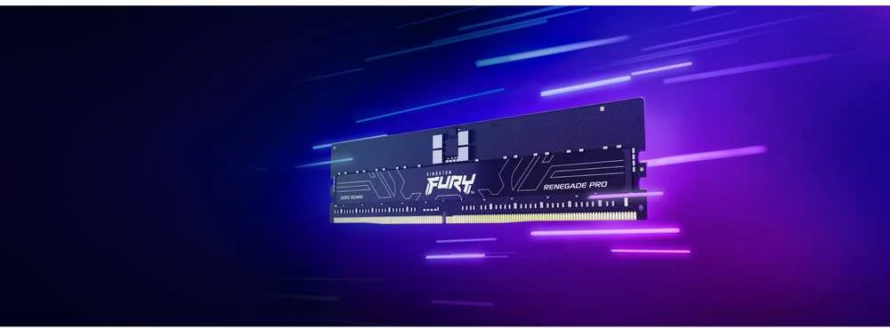 RAM „Kingston KF564R32RBE2K4-128“ 128 GB 6400 MT/s DDR5 ECC Reg CL32 DIMM (4 vnt. rinkinys) FURY Renegade Pro EXPO | „Kingston“
