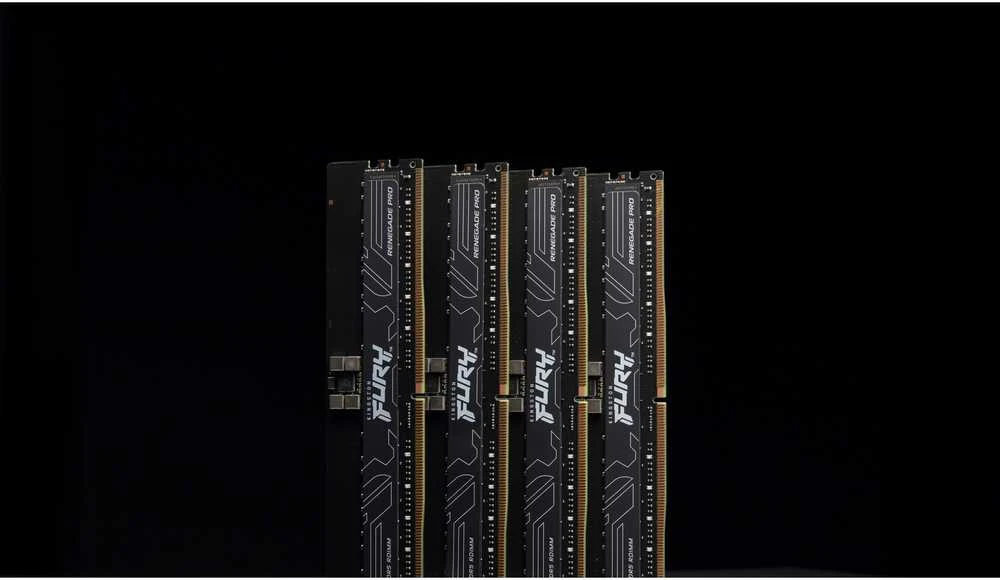RAM „Kingston KF564R32RBE2K4-128“ 128 GB 6400 MT/s DDR5 ECC Reg CL32 DIMM (4 vnt. rinkinys) FURY Renegade Pro EXPO | „Kingston“