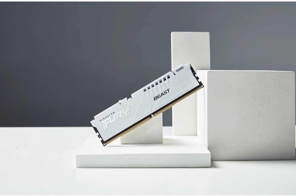 RAM Kingston KF560C30BWE-16 16GB 6000MT/s DDR5 CL30 DIMM FURY Beast Baltas EXPO | Kingstonas