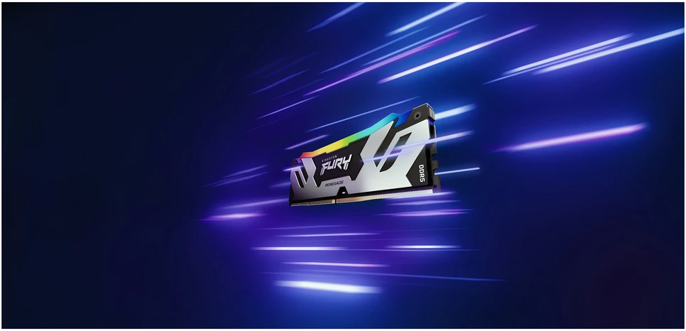RAM KINGSTON 16GB 6400MT/s DDR5 CL32 DIMM FURY Renegade RGB