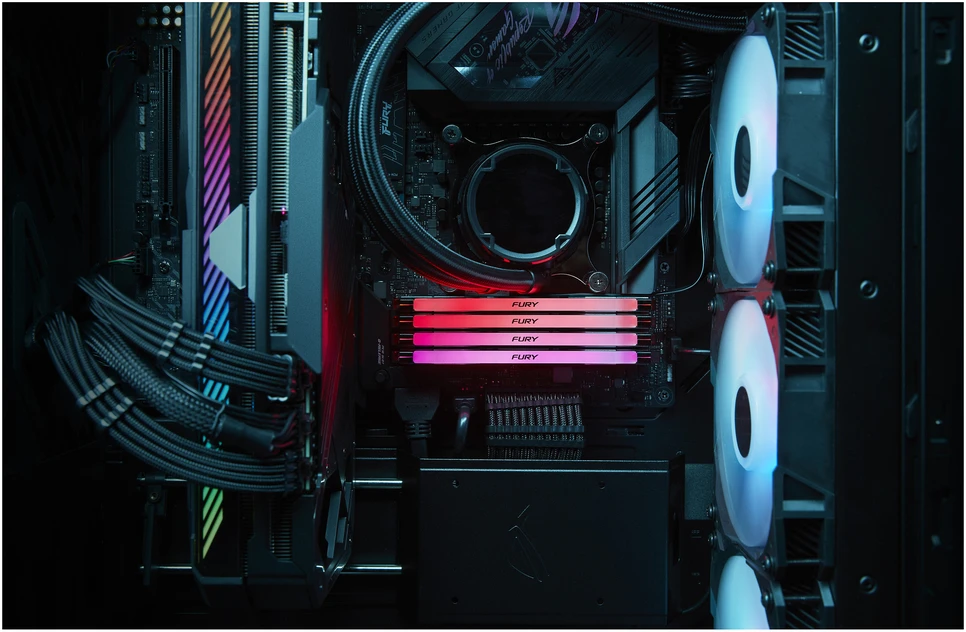 RAM KINGSTON 16GB 6400MT/s DDR5 CL32 DIMM FURY Renegade RGB