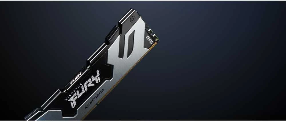 RAM Kingston KF564C32RS-16 16GB 6400MT/s DDR5 CL32 DIMM FURY Renegade Sidabrinis | Kingston