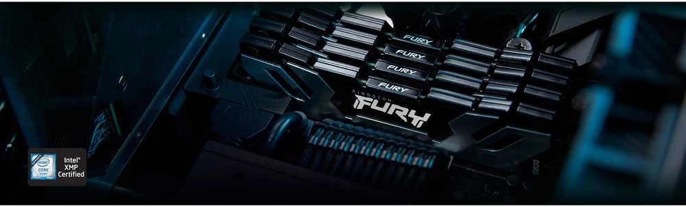 RAM Kingston KF564C32RS-16 16GB 6400MT/s DDR5 CL32 DIMM FURY Renegade Sidabrinis | Kingston