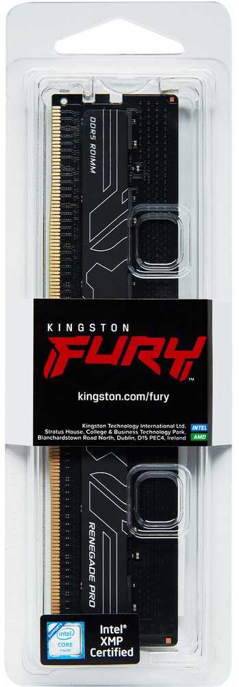 RAM Kingston KF564R32RBE-16 16GB 6400MT/s DDR5 ECC Reg CL32 DIMM FURY Renegade Pro EXPO | Kingston