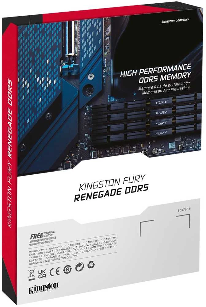 RAM „Kingston“ | KF584CU40RS-24 | 24 GB | DDR5 | 8400 MHz | Kompiuteriai/serveriai | Registracijos Nr. | ECC Nr.