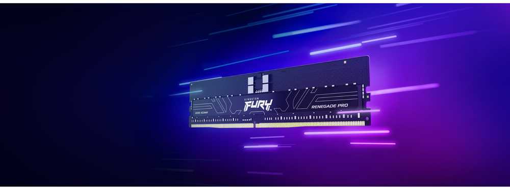RAM Kingston KF556R28RBE2K8-256 256GB 5600MT/s DDR5 ECC Reg CL28 DIMM (Kit of 8) FURY Renegade Pro EXPO | Kingston