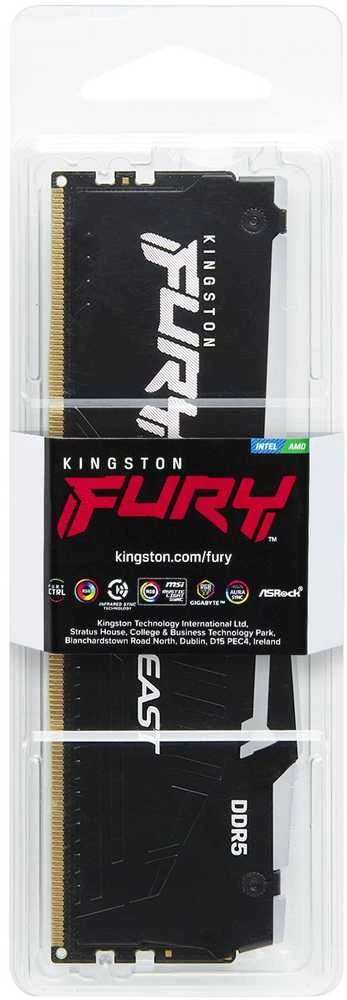 RAM „Kingston KF556C36BBEA-32“ 32 GB 5600 MT/s DDR5 CL36 DIMM FURY Beast RGB EXPO | Kingstonas