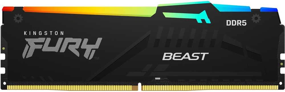 RAM KINGSTON 32GB 6000MT/s DDR5 CL36 DIMM FURY Beast RGB EXPO rinkinys (2 vnt.)