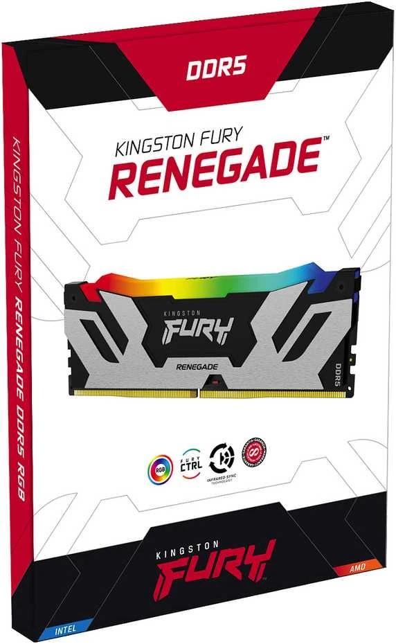 RAM Kingston KF564C32RSA-32 32GB 6400MT/s DDR5 CL32 DIMM FURY Renegade RGB XMP | Kingston