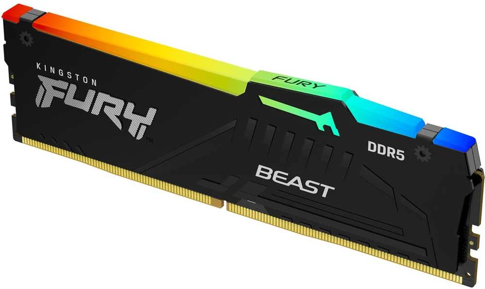RAM Kingston KF564C32BBEA-32 32GB 6400MT/s DDR5 CL32 DIMM FURY Beast Juodas RGB EXPO | Kingstonas