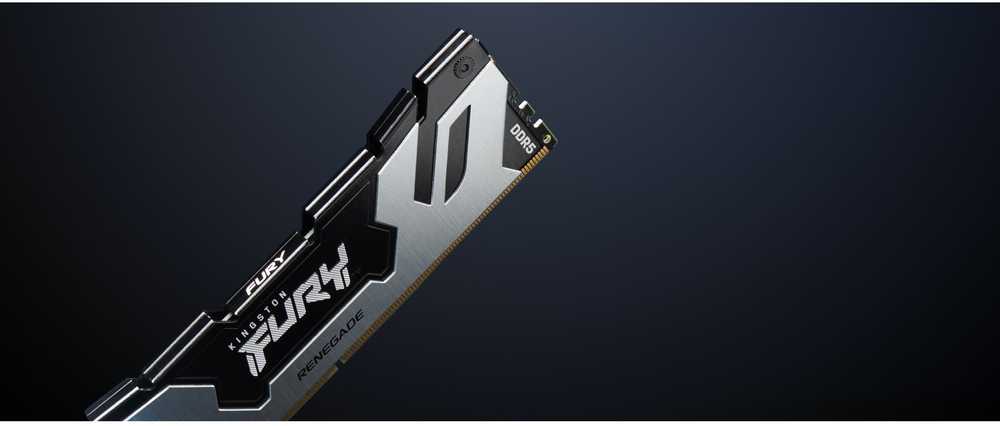 RAM Kingston KF560C32RS-48 48GB 6000MT/s DDR5 CL32 DIMM FURY Renegade Sidabrinis XMP | Kingston