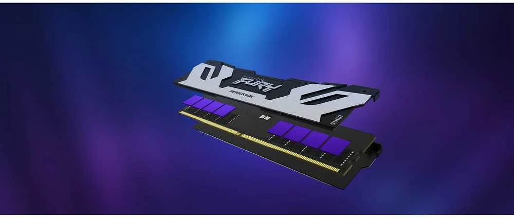 RAM Kingston KF564C32RS-48 48GB 6400MT/s DDR5 CL32 DIMM FURY Renegade Sidabrinis XMP | Kingston