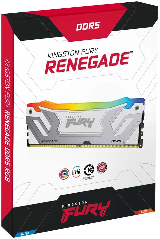 RAM „Kingston“ | KF584CU40RWAK2-48 | 48 (2x24) GB | DDR5 | 8400 MHz | Kompiuteriai/serveriai | Registracijos Nr. | ECC Nr.