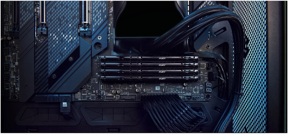 RAM „Kingston Fury Beast“ Juodas 64GB [1x64GB 5600MHz DDR5 CL40 DIMM]