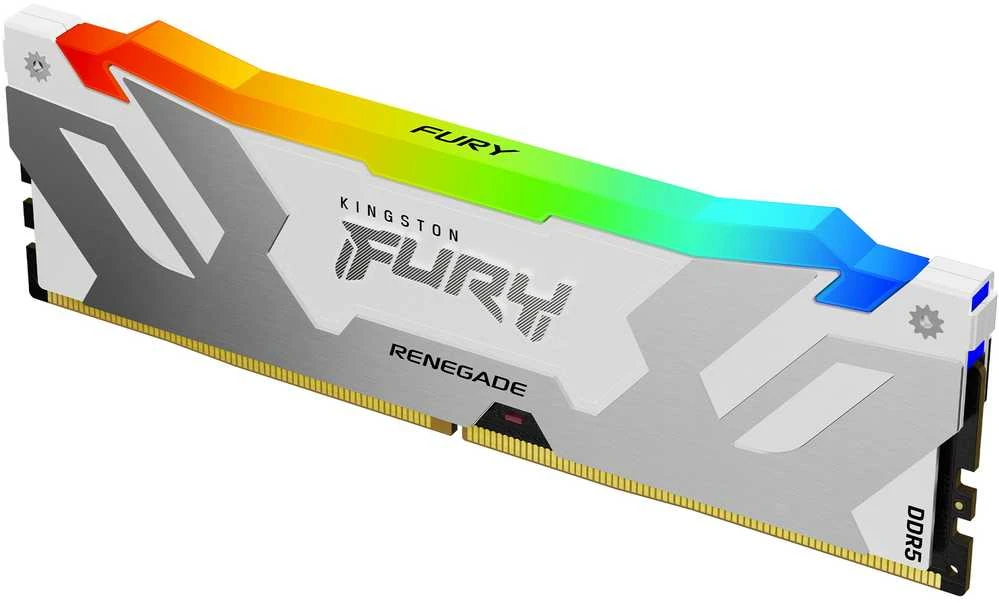RAM Kingston KF564C32RWAK2-64 64GB 6400MT/s DDR5 CL32 DIMM (Kit of 2) FURY Renegade RGB Baltas XMP | Kingstonas