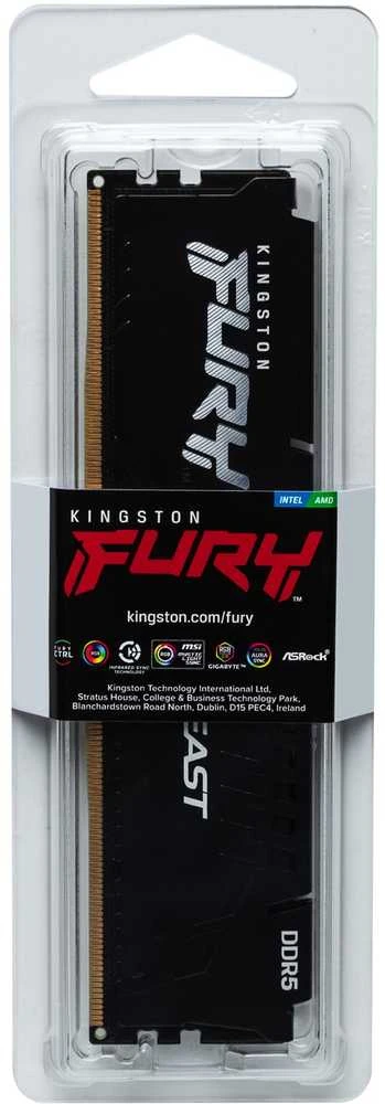RAM KINGSTON 8GB 5600MHz DDR5 CL40 DIMM FURY Beast Juodas