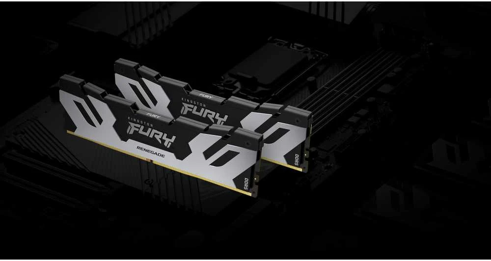 RAM Kingston KF560C32RSK2-96 96GB 6000MT/s DDR5 CL32 DIMM (Kit of 2) FURY Renegade Sidabrinis XMP | Kingstonas