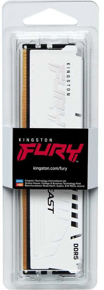RAM Kingston KF552C40BW-16 16GB 5200MT/s DDR5 CL40 DIMM FURY Beast Baltas XMP | Kingstonas