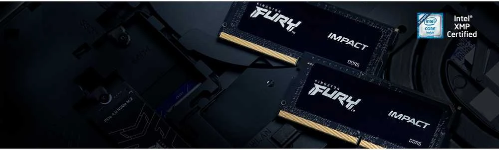 RAM „Kingston KF560S38IB-16“ 16 GB 6000 MT/s DDR5 CL38 SODIMM FURY Impact PnP atmintis | Kingstonas