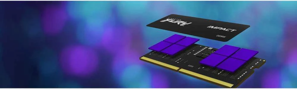 RAM „Kingston KF560S38IB-16“ 16 GB 6000 MT/s DDR5 CL38 SODIMM FURY Impact PnP atmintis | Kingstonas