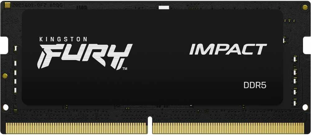 RAM „Kingston KF560S38IBK2-32“ 32 GB 6000 MT/s DDR5 CL38 SODIMM (2 vnt. rinkinys) „FURY Impact PnP“ | „Kingston“
