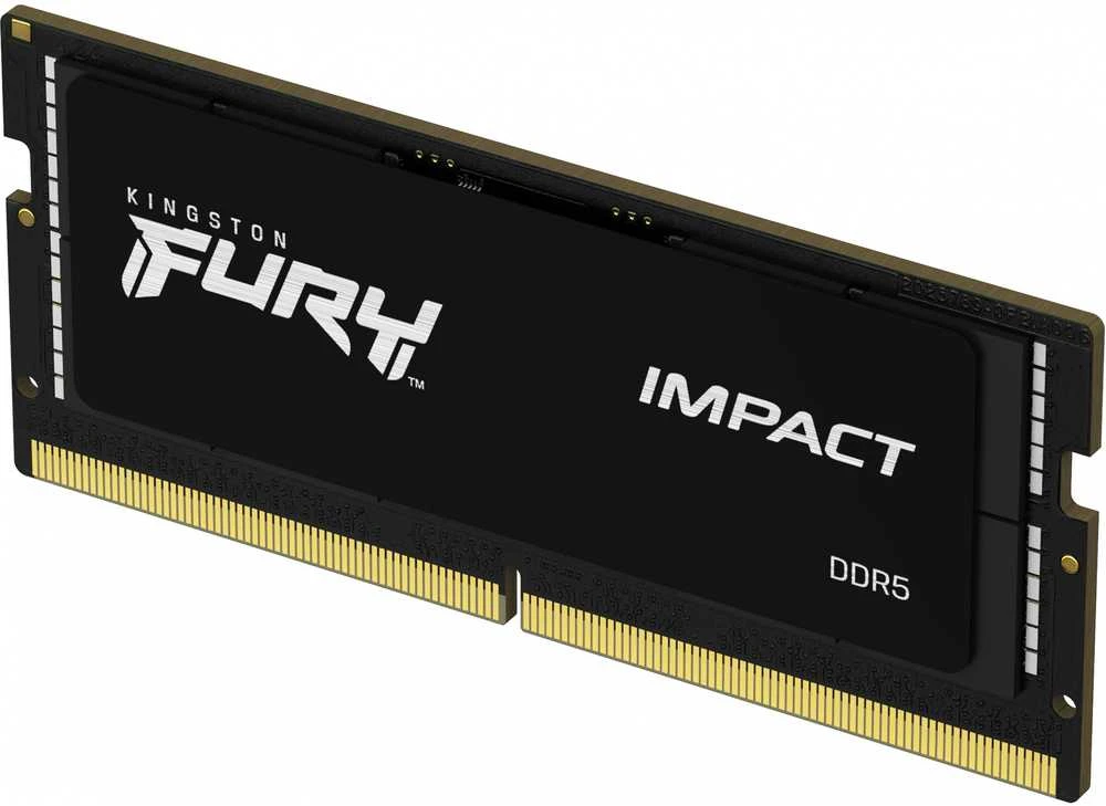 RAM „Kingston KF560S38IBK2-32“ 32 GB 6000 MT/s DDR5 CL38 SODIMM (2 vnt. rinkinys) „FURY Impact PnP“ | „Kingston“